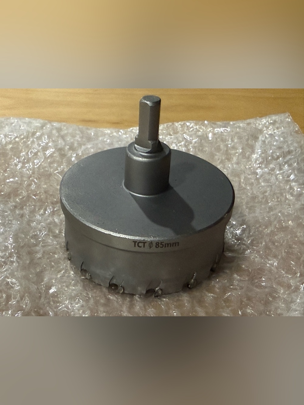 TCT (Tungsten Carbide Tipped) Hole Saw New(Open Box) 85mm Diameter .